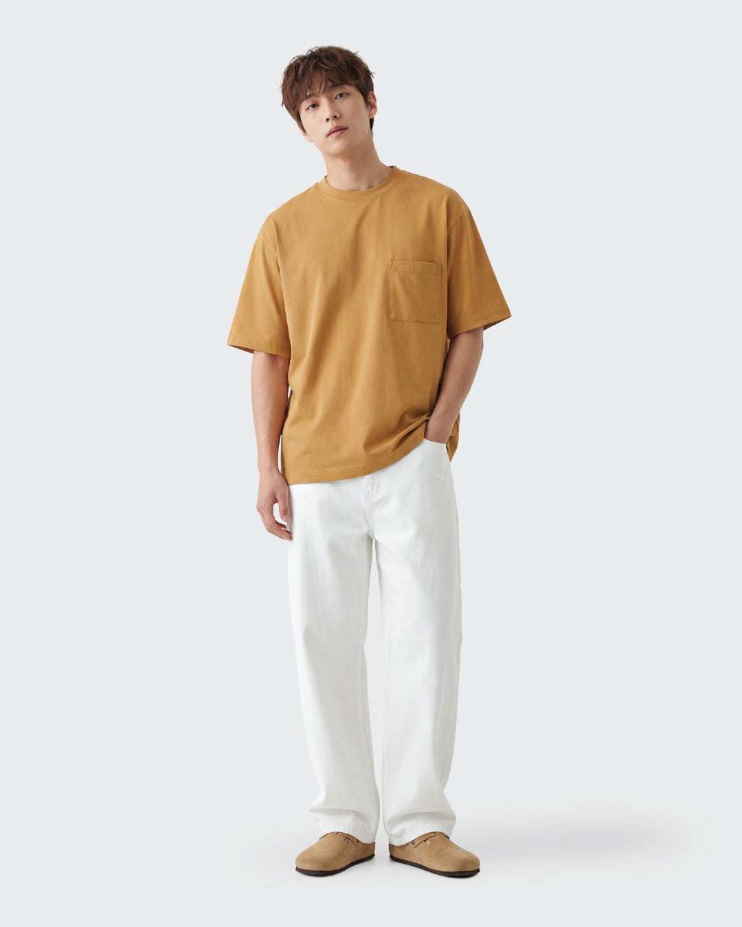 Men Essential Pocket Oversized Tee
