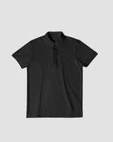 Men Mandarin Collar Slim Fit Polo Tee