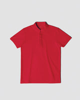 Men Mandarin Collar Slim Fit Polo Tee