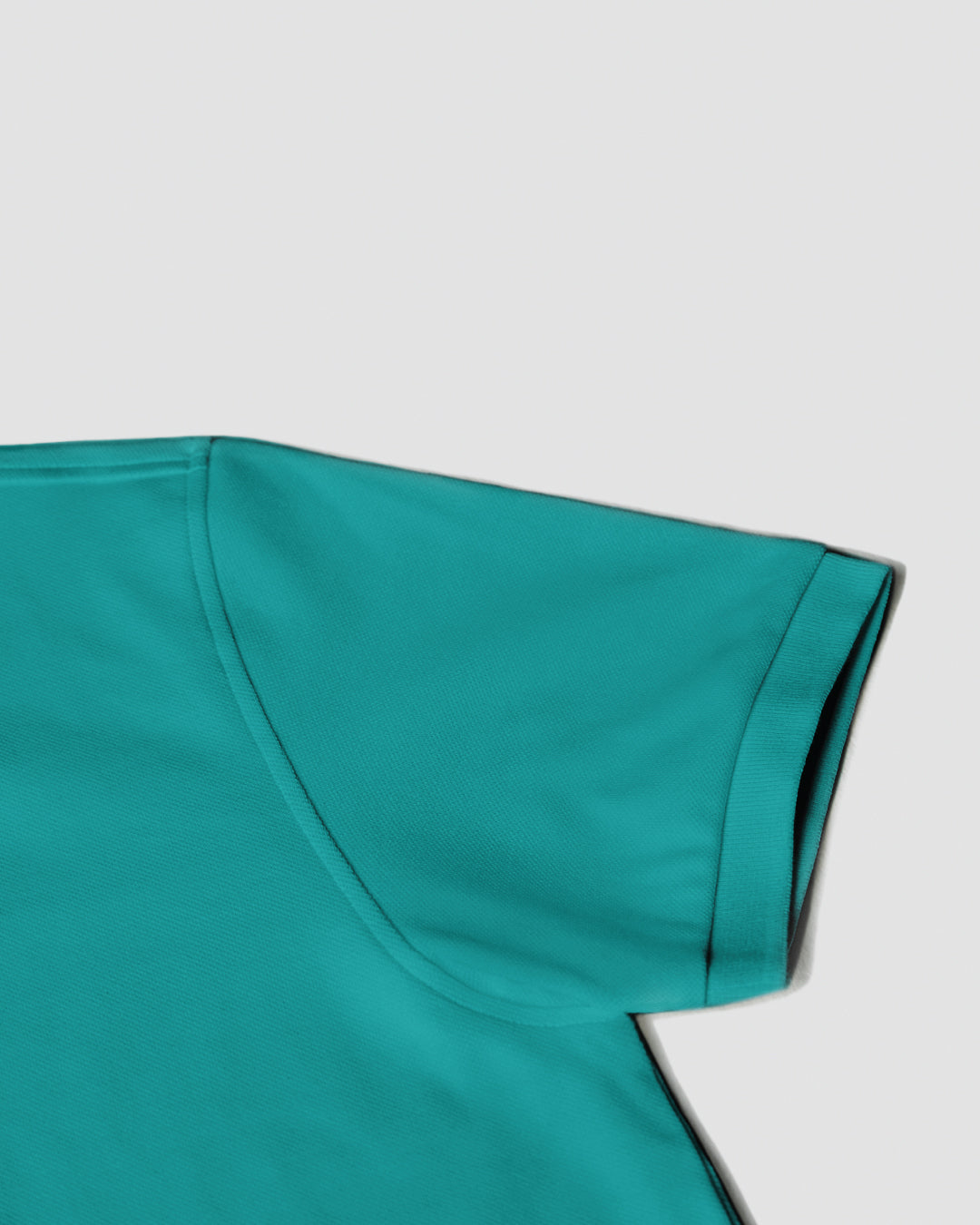 Men Mandarin Collar Slim Fit Polo Tee