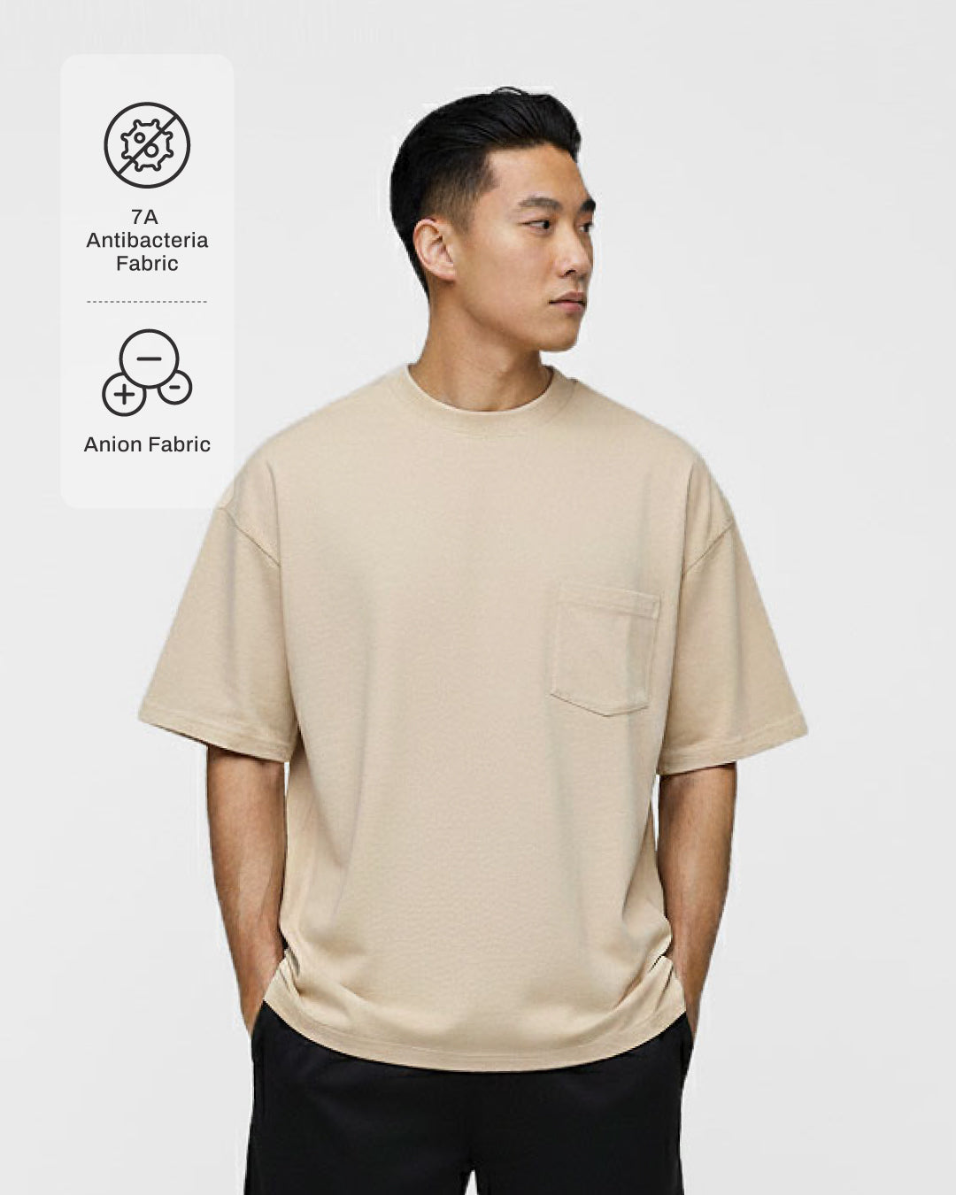 Men Pocket Oversized Tee