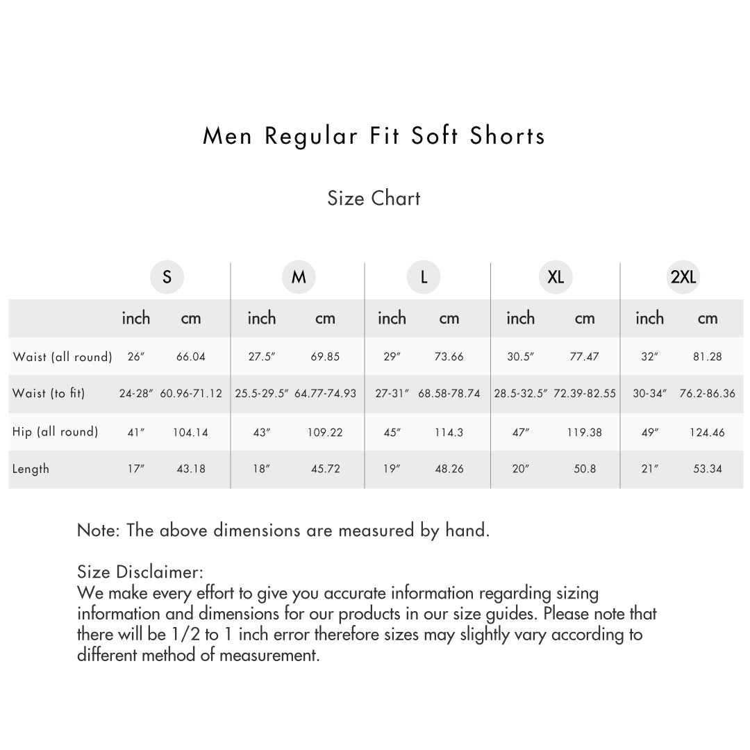 Men Regular Fit Soft Shorts