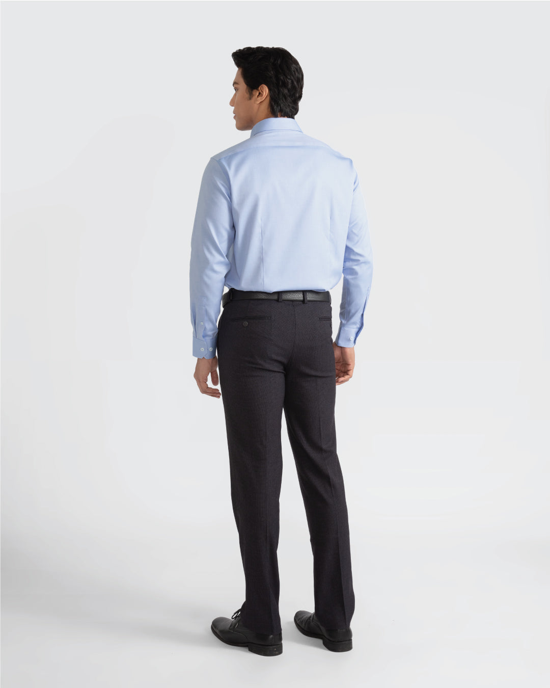 Men Slim Fit Long Sleeve Formal Pocket Shirt