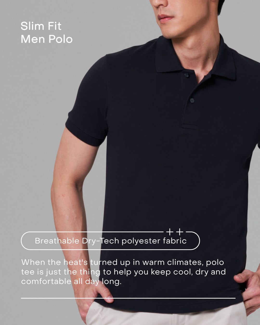 Slim Fit Men Polo (Essential)