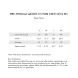 Men Premium Weight Cotton Crew Neck Tee (Seasonal)