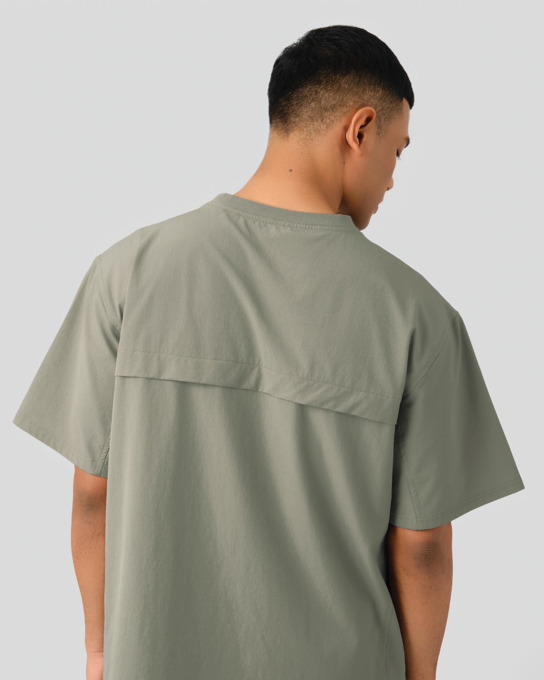 Men Oversized Nylon Top