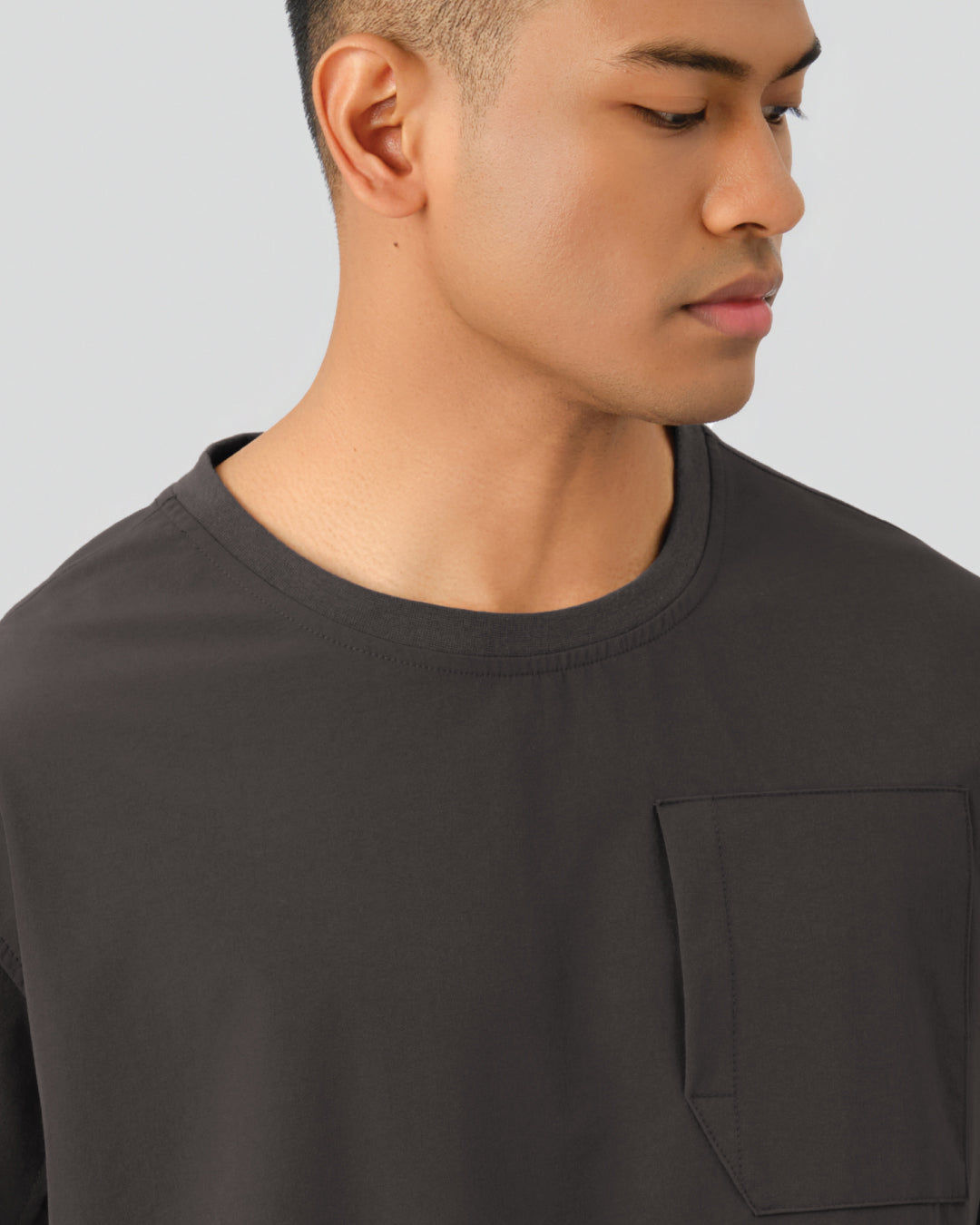 Men Oversized Nylon Top