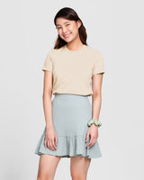 Women Premium Weight Cotton Crew Neck Tee (New Colour)