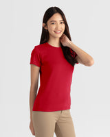 Women Premium Weight Cotton Crew Neck Tee (New Colour)