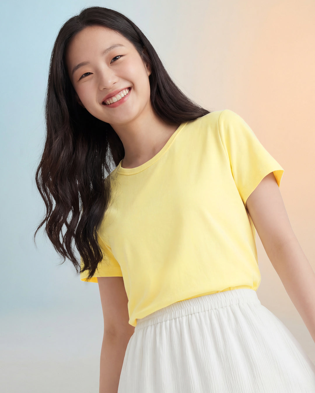 Women Premium Weight Cotton Crew Neck Tee (Seasonal)