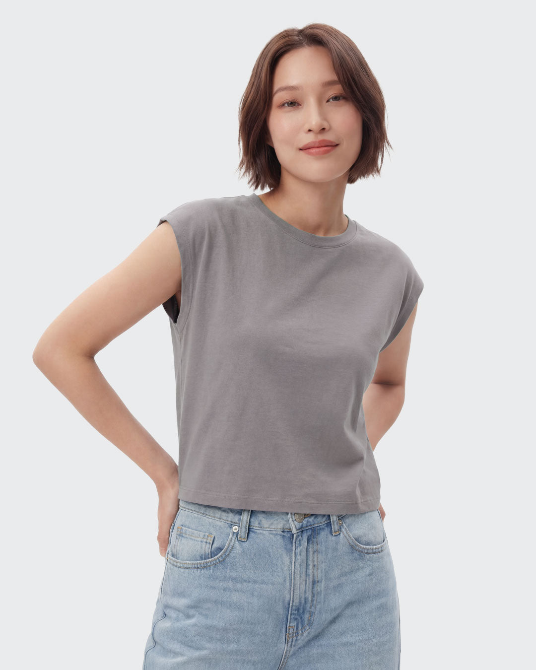 Women Cap Sleeve Top (Essential)