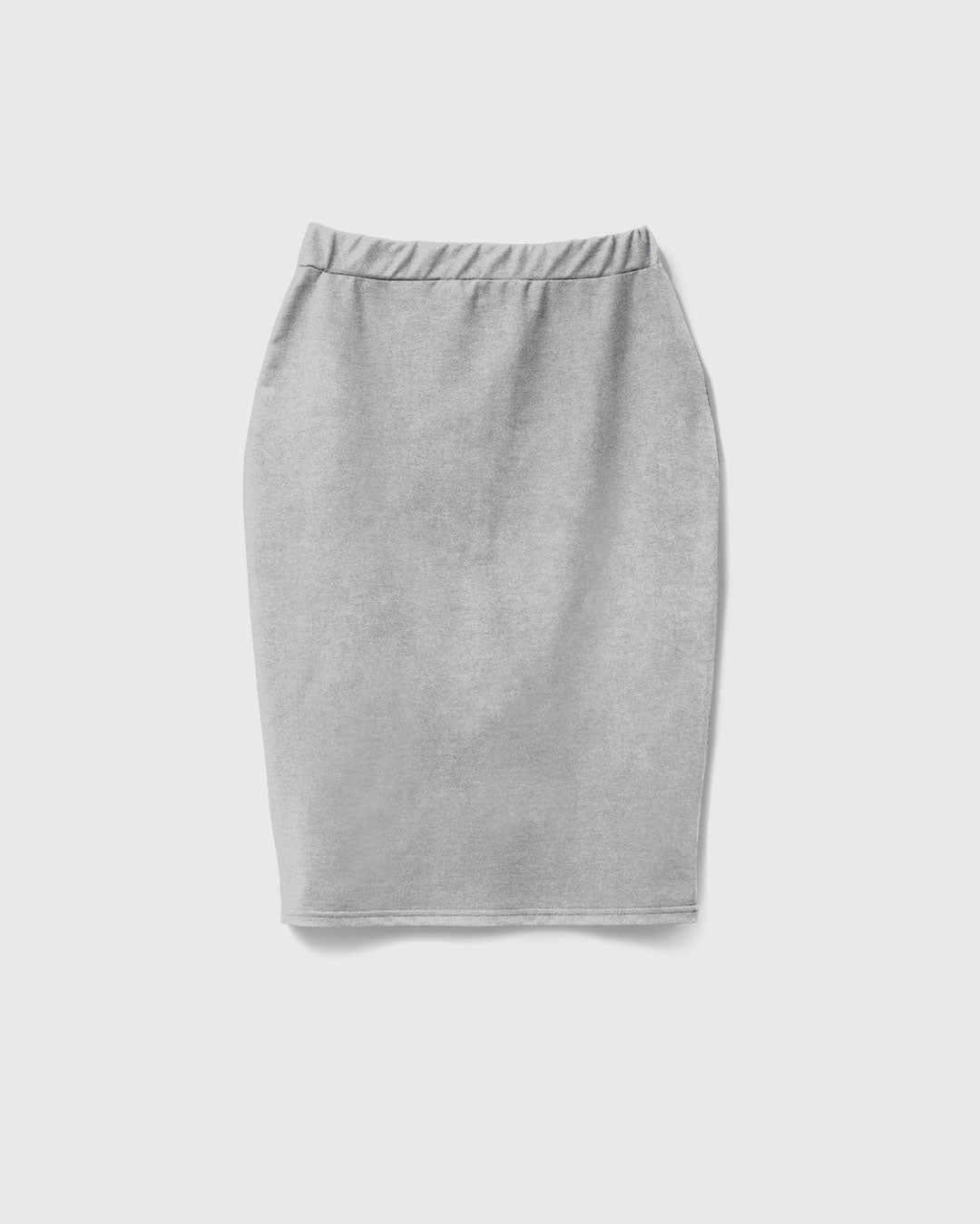 Women Terry Pencil Midi Skirt