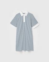 Women Stripes Polo T-Dress