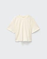 Women Basic Boxy Crop Tee