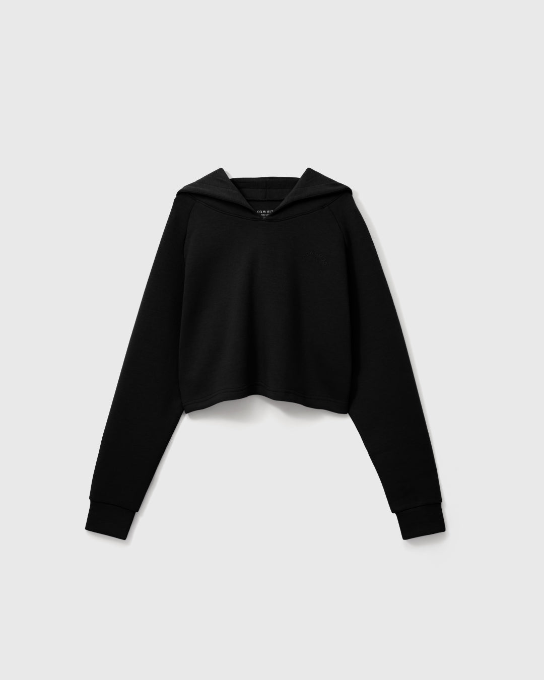 Women Long Sleeve Cropped Hoodie Pullover