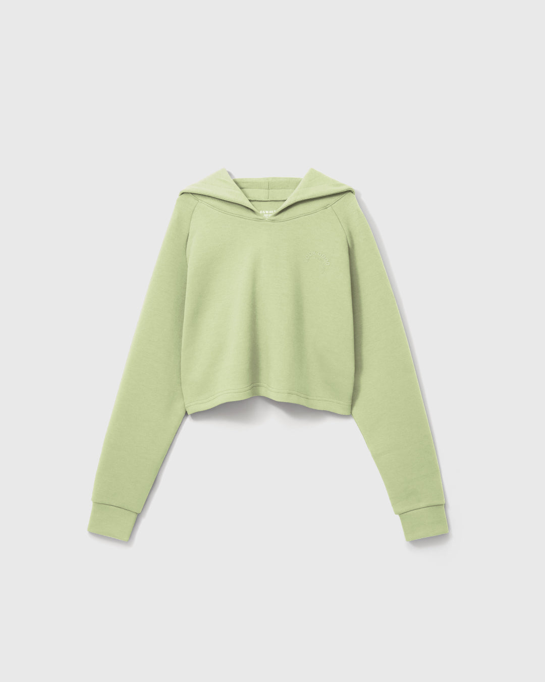 Women Long Sleeve Cropped Hoodie Pullover