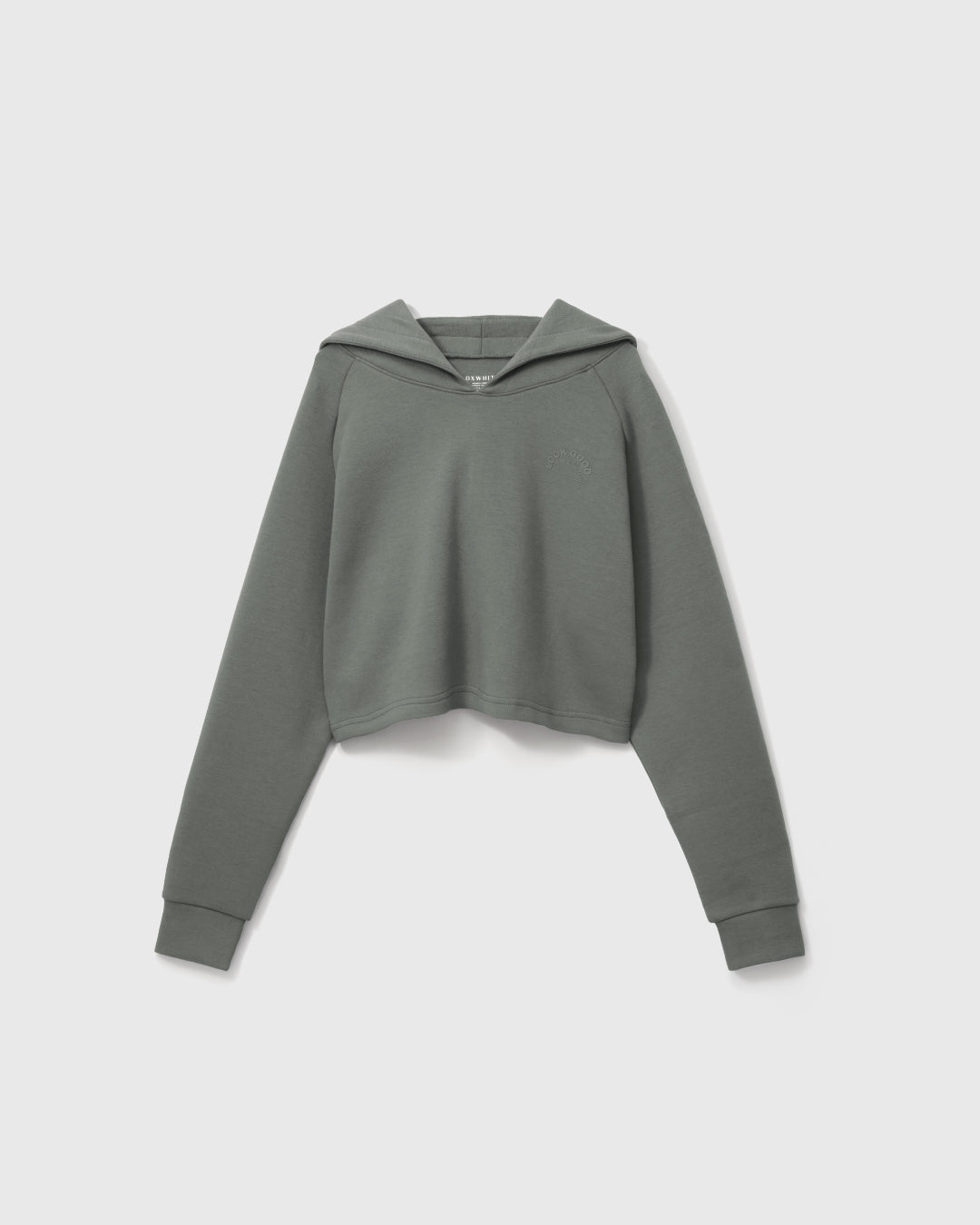 Women Long Sleeve Cropped Hoodie Pullover