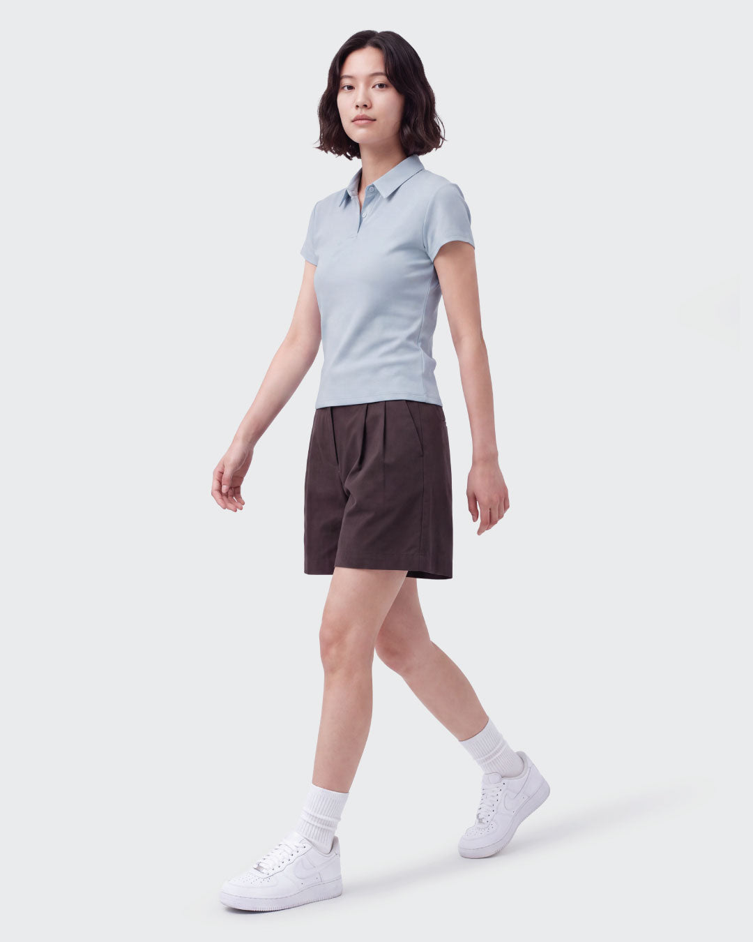 Women Plain Polo Tee