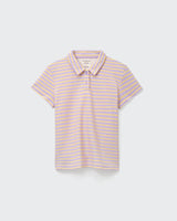Women Stripe Polo Tee