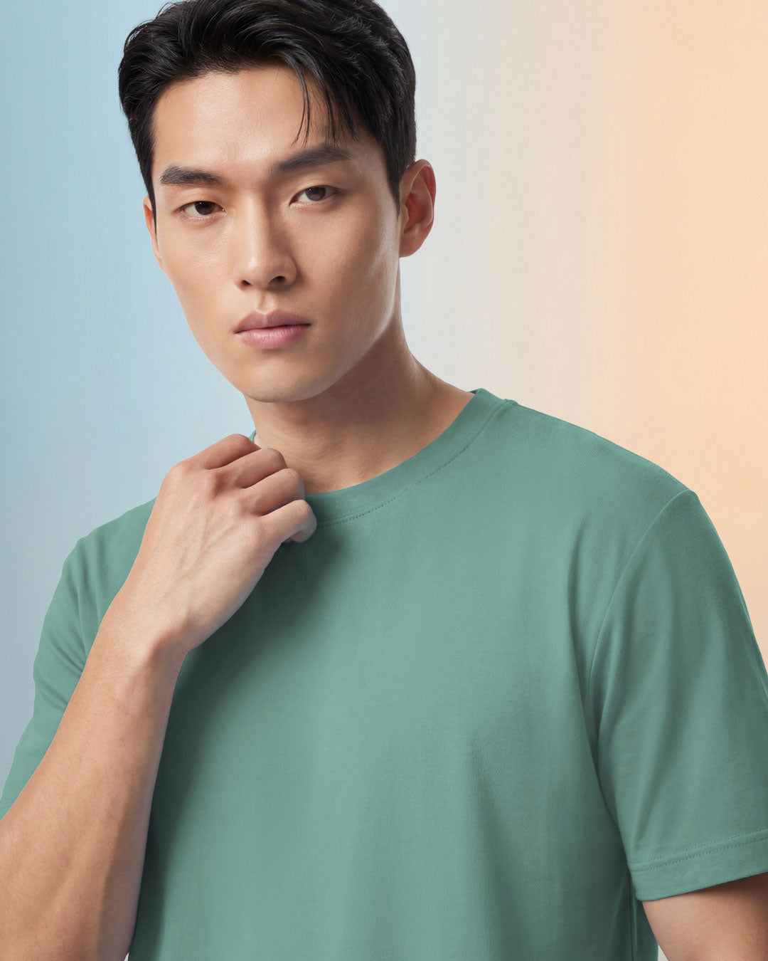 Men Premium Weight Cotton Crew Neck Tee (New Colour)