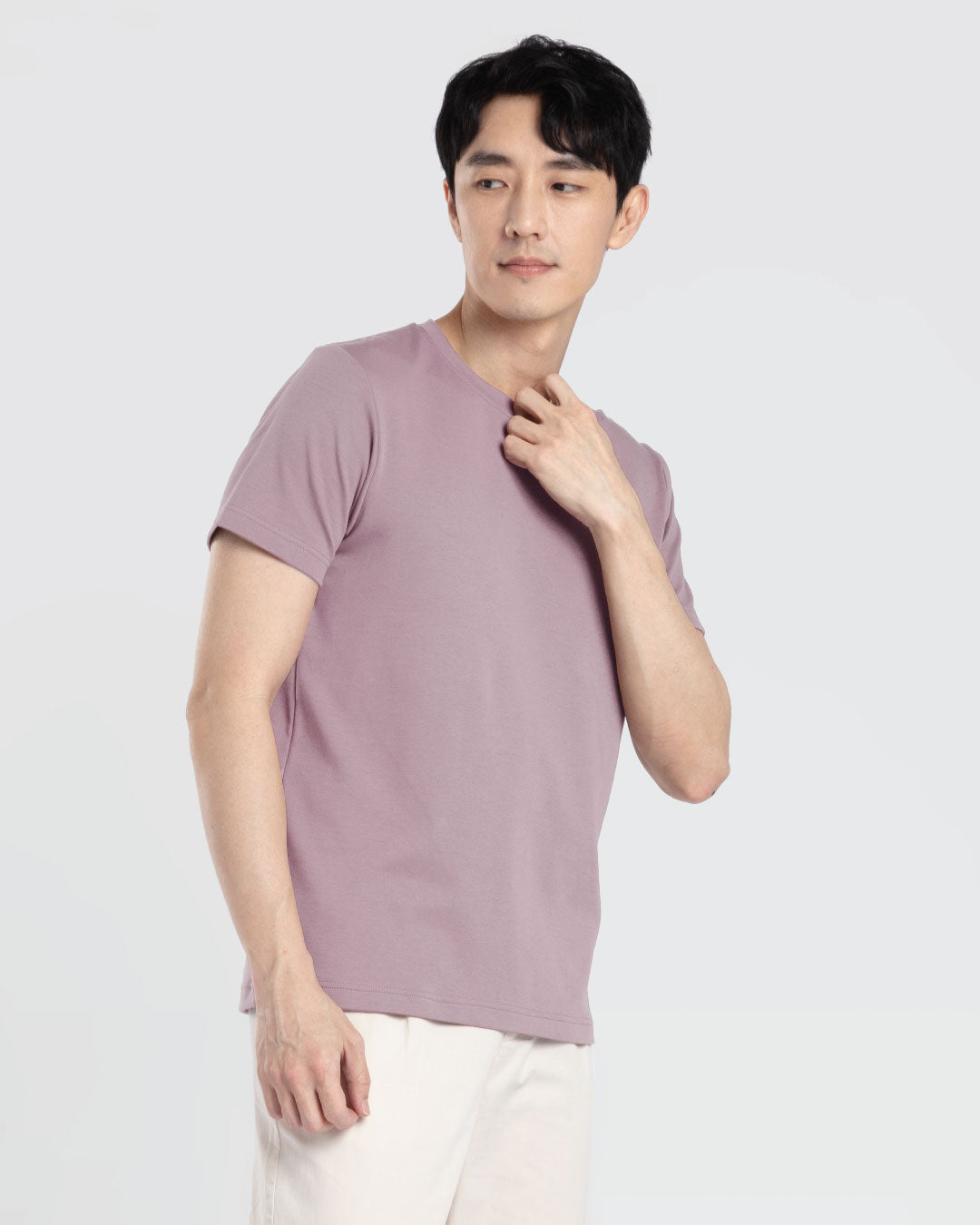 Men Premium Weight Cotton Crew Neck Tee (New Colour)