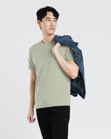 Men Premium Weight Cotton Crew Neck Tee (New Colour)