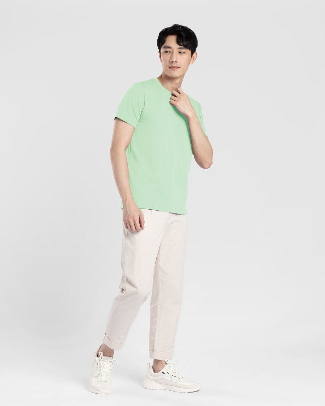 Men Premium Weight Cotton Crew Neck Tee (Seasonal)