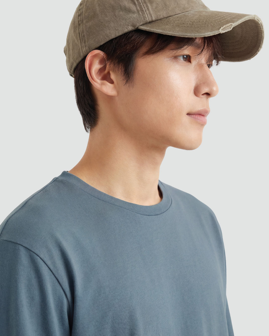 Men Premium Long Sleeve Crew Neck Tee