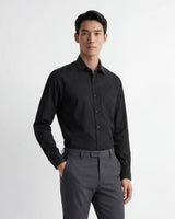 Men Slim Fit Long Sleeve Formal Pocket Shirt