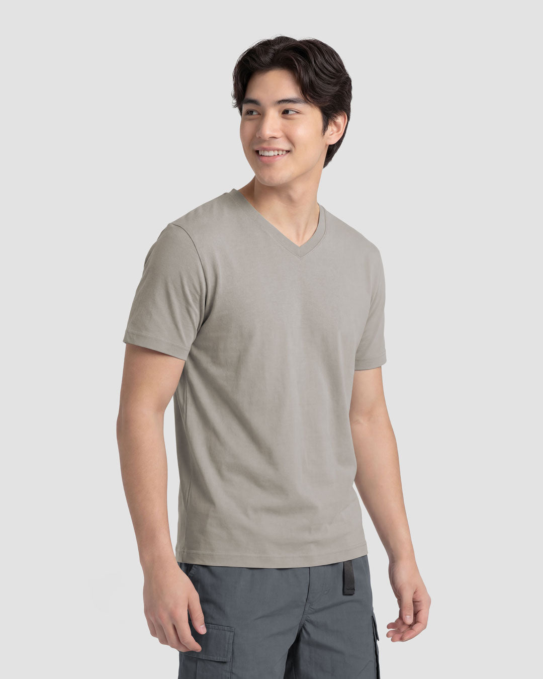 Men Premium Cotton V-Neck Tee