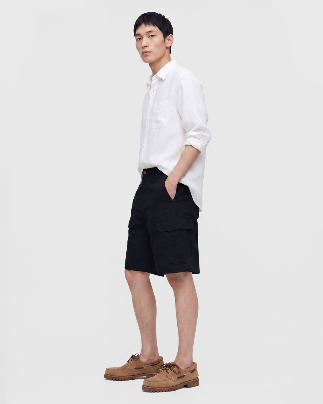 Men Baggy Fit Cargo Shorts