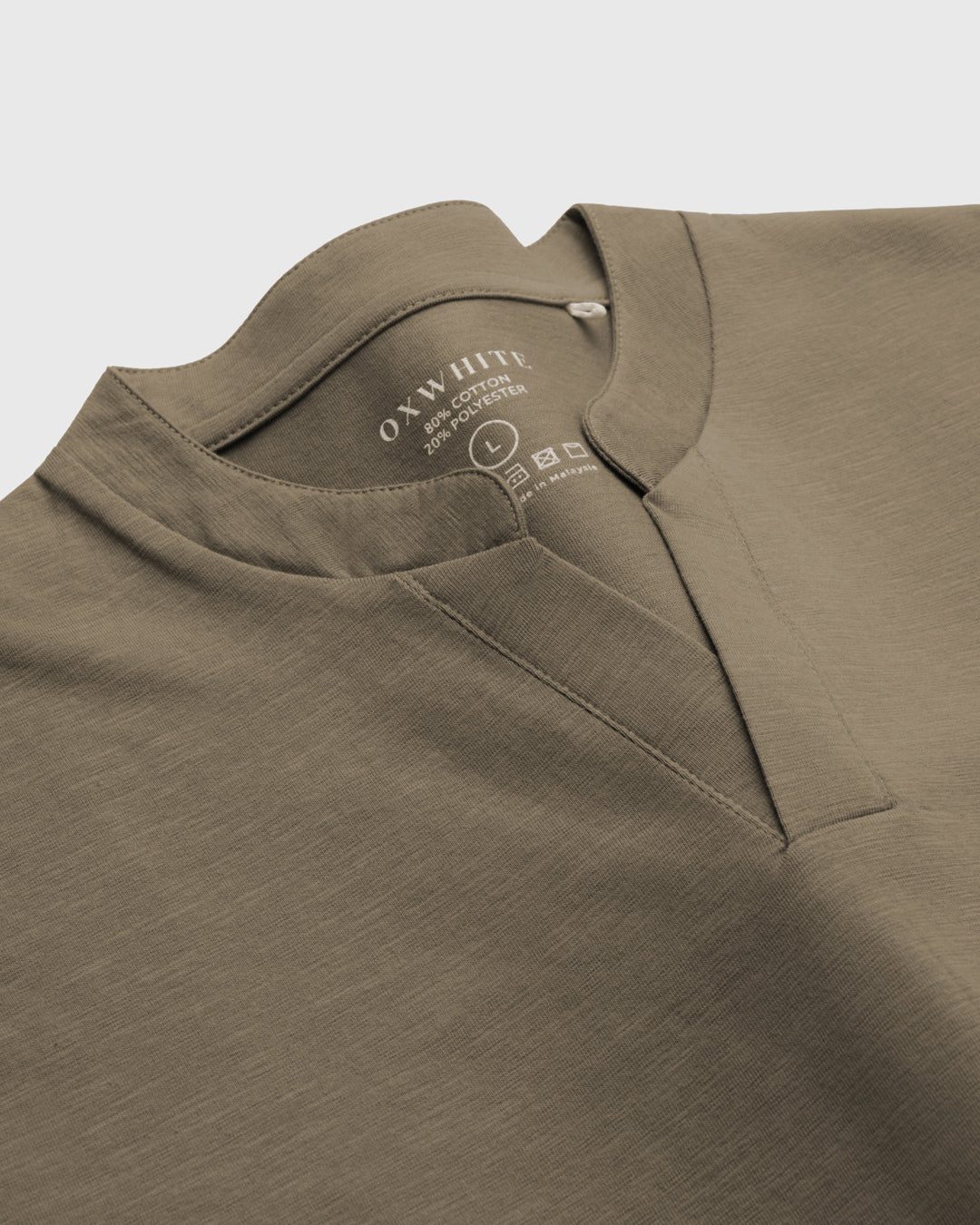 Men Mandarin Collar Tee