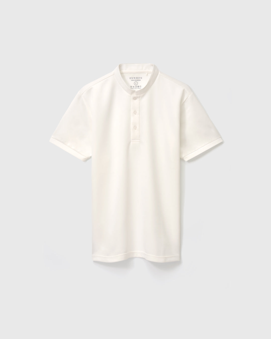 Men Sleek Fit Mandarin Collar Tee