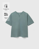 Men Oversized Notch Tee