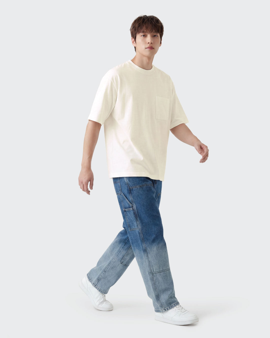 Men Essential Pocket Oversized Tee