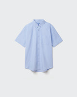 Men Short Sleeve Oxford Shirt