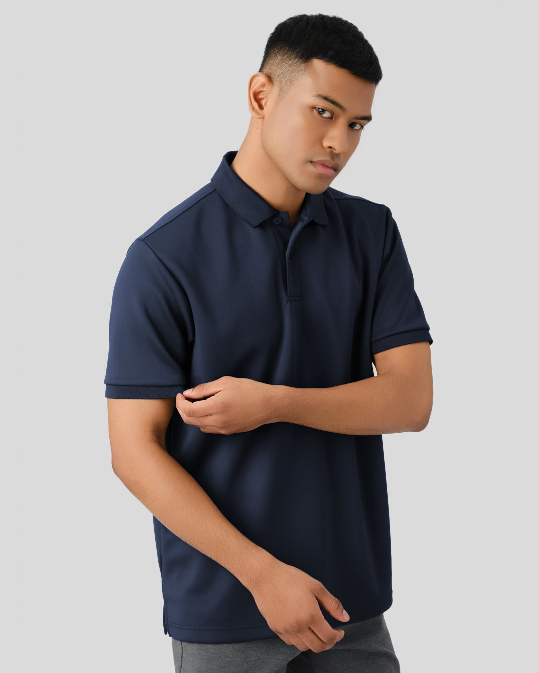 Men Sleek Fit Air Polo Tee