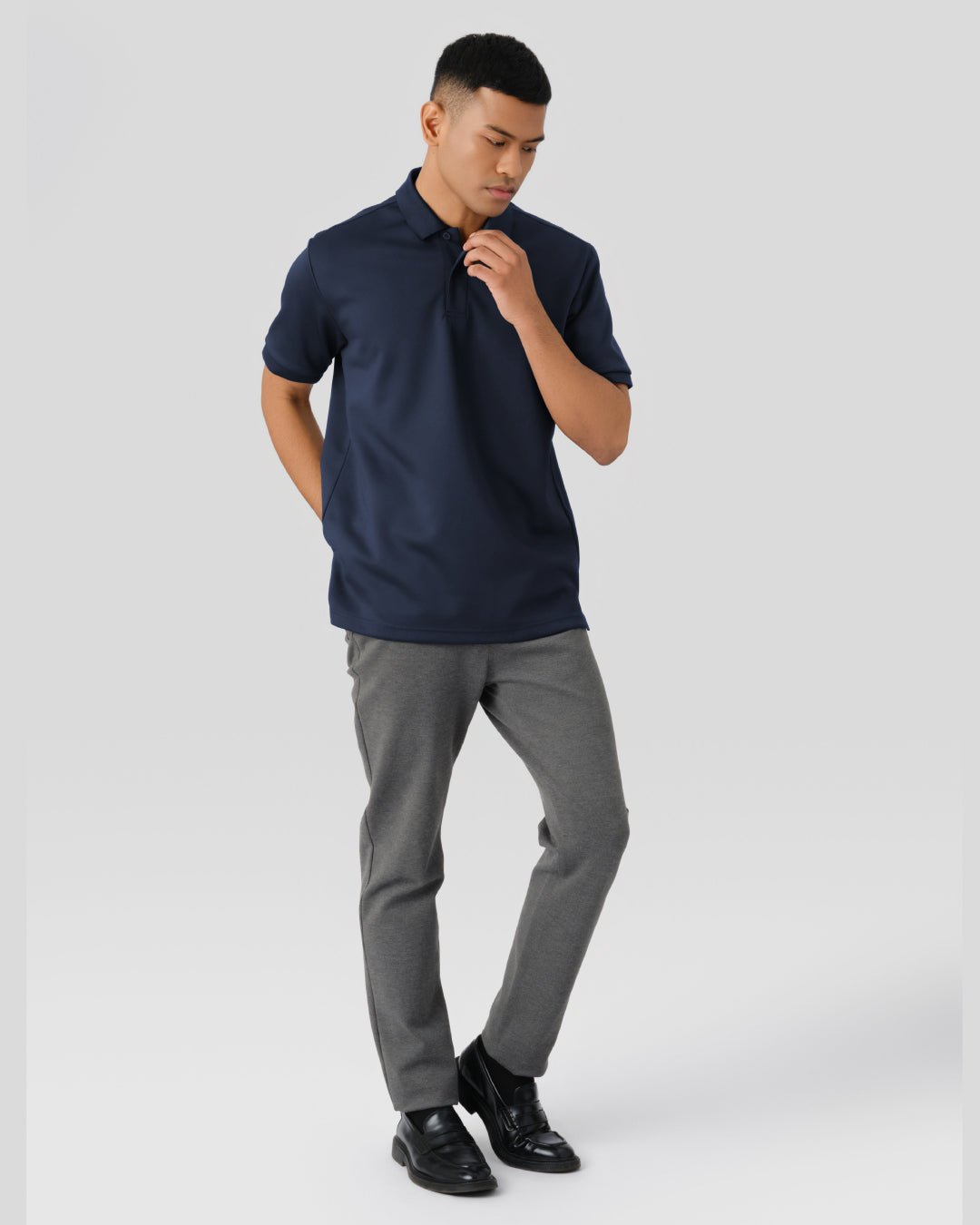 Men Sleek Fit Air Polo Tee