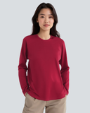 Women Premium Long Sleeve Crew Neck Tee