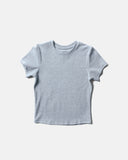 Women Round Neck Ribbed Top