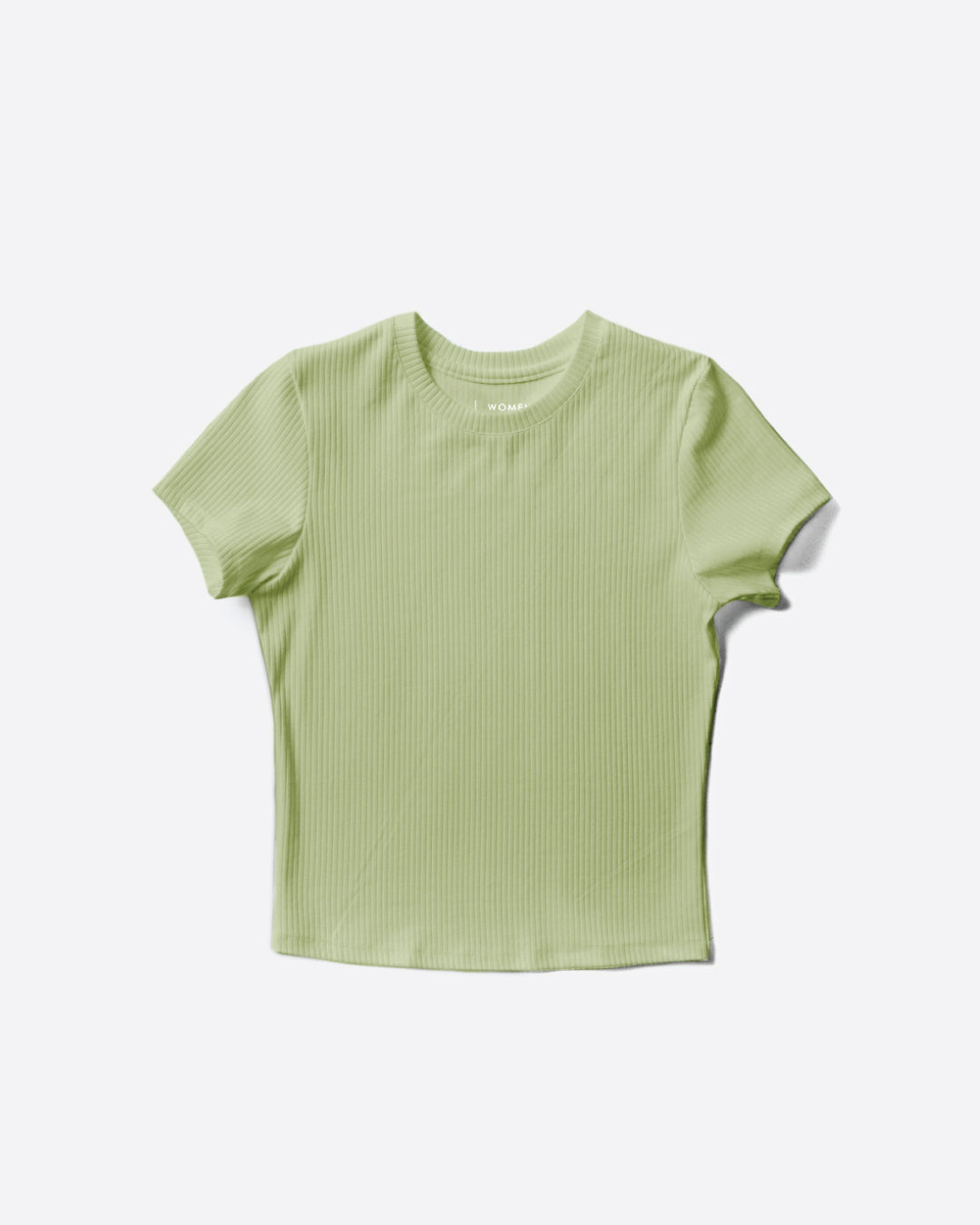 Women Round Neck Ribbed Top