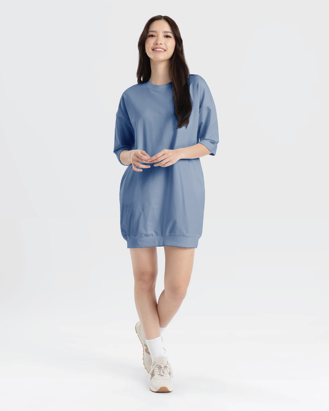 Women 3/4 Sleeve T-Dress