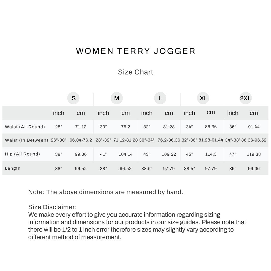 Women Terry Jogger
