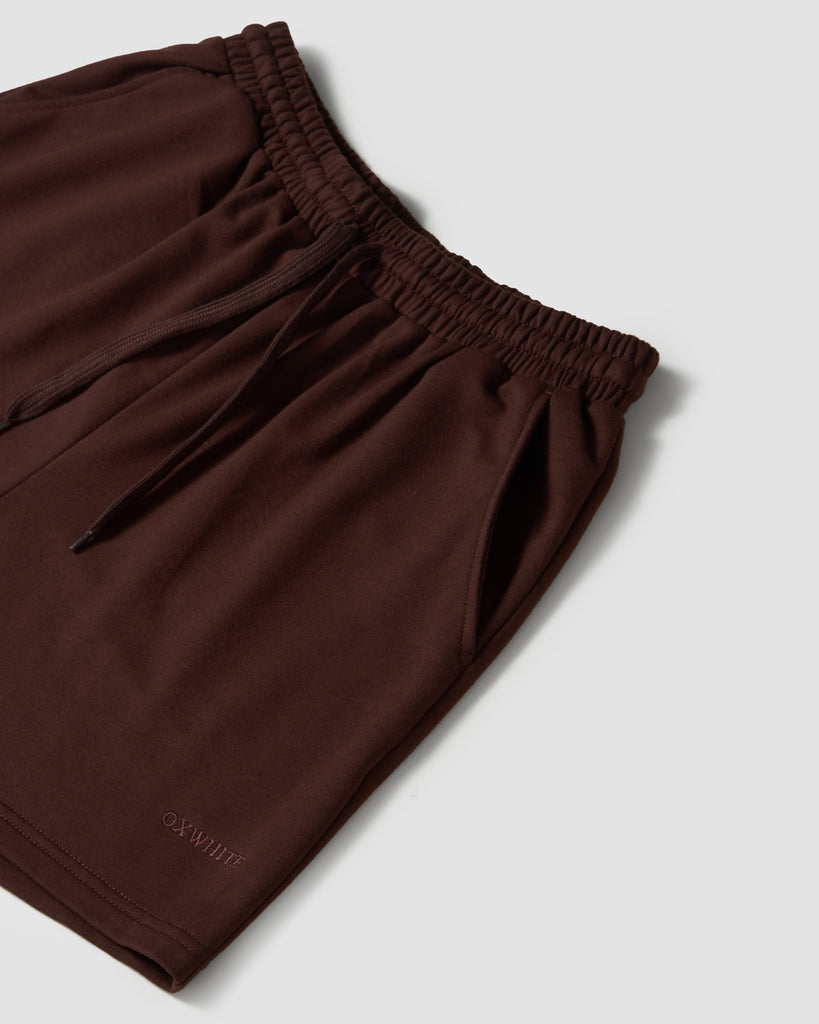 Women Terry Sweat Shorts OXWHITE