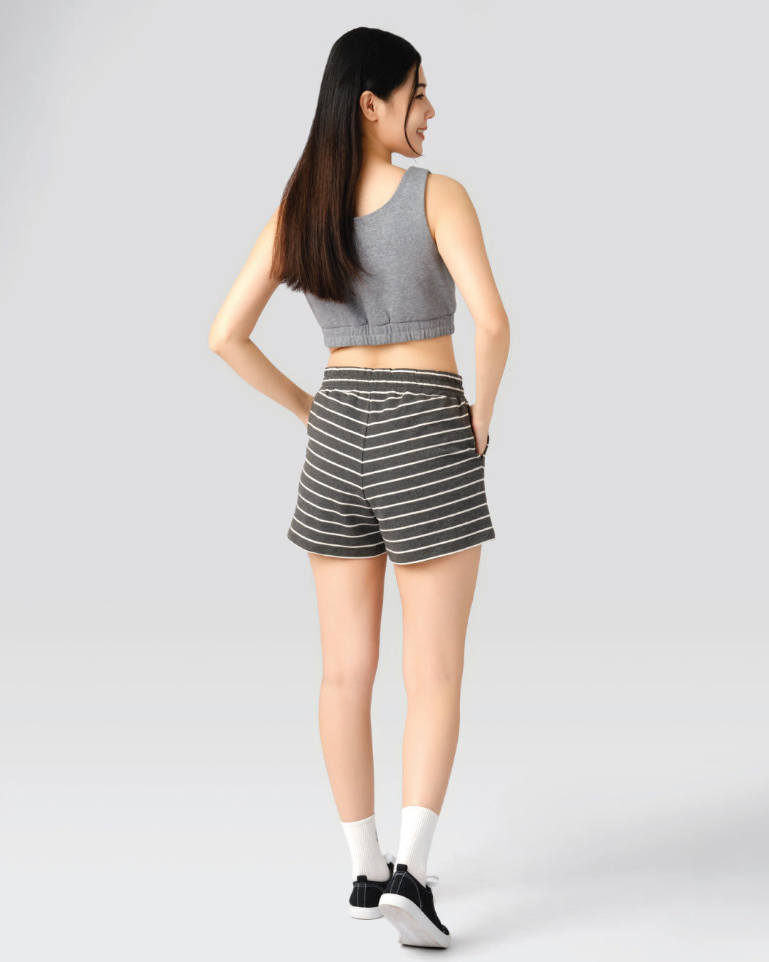Women Stripe Shorts