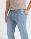 Men Slim Straight Denim