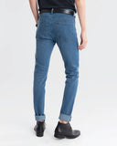 Men Slim Straight Denim