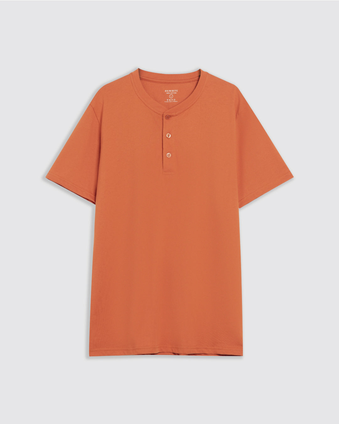 Men Short Sleeve Henley Tee