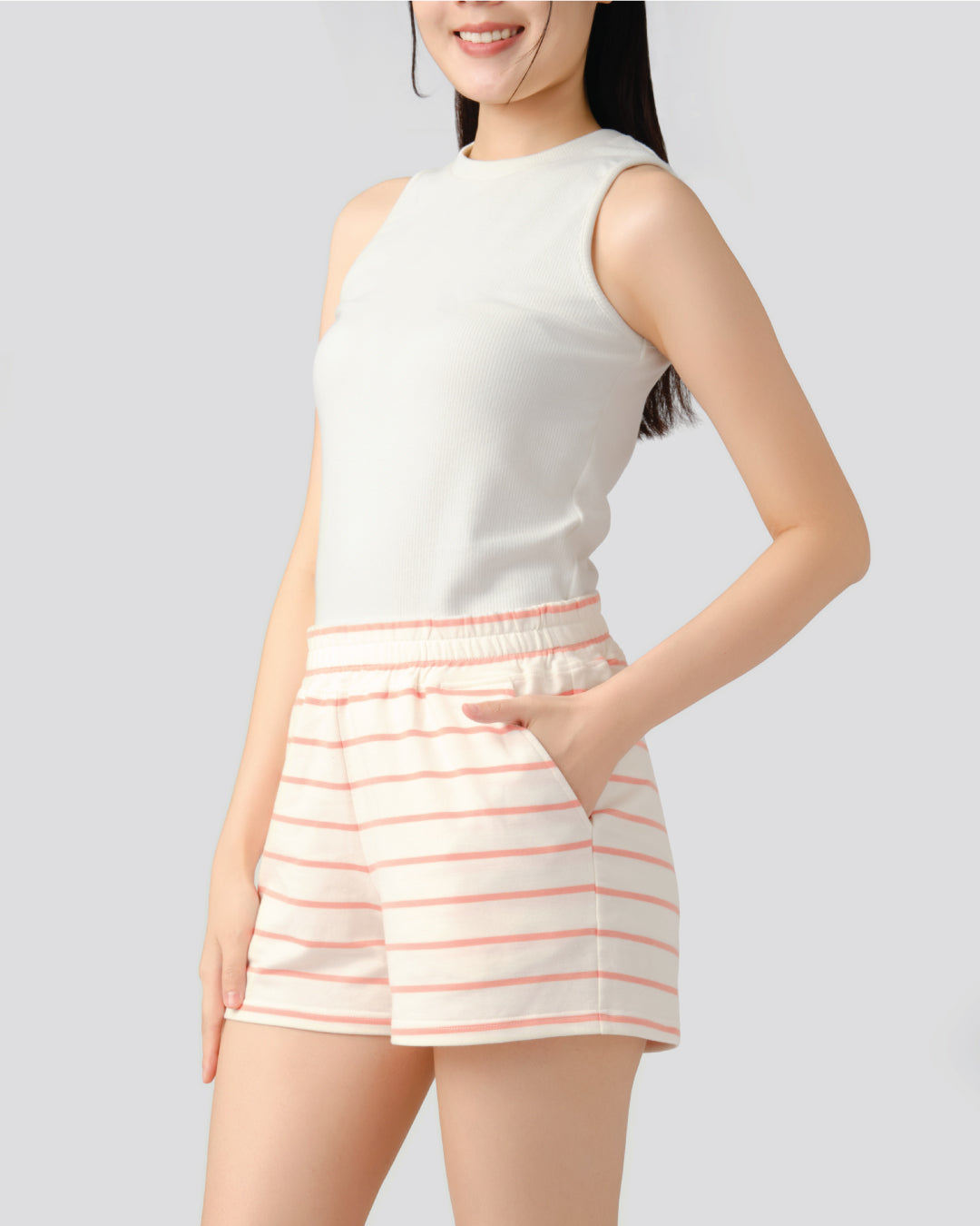 Women Stripe Shorts