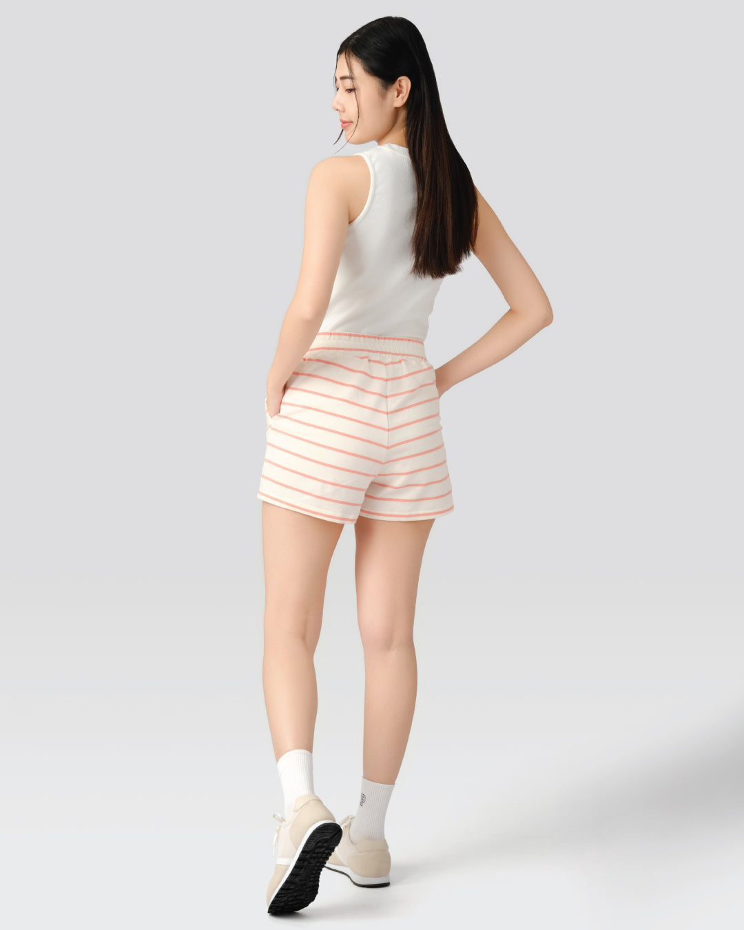 Women Stripe Shorts